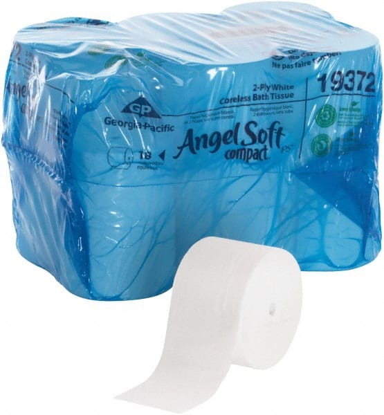 Angel Soft Professional Series Compact Premium Embossed Coreless 2-Ply Toilet Paper, White MPN:19372