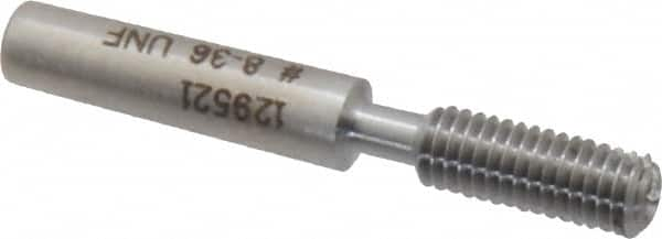 Plug Thread Gage: #8-36 Thread, 2B & 3B Class, Single End, Go MPN:W016436GK