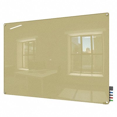 Dry Erase Board Non-Magnetic Glass 48 W MPN:HMYRN34BG