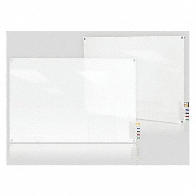 Dry Erase Board Non-Magnetic Glass 48 W MPN:HMYRN34FR