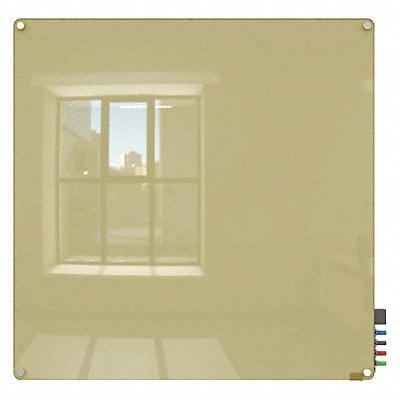 Dry Erase Board Non-Magnetic Glass 48 W MPN:HMYRN44BG