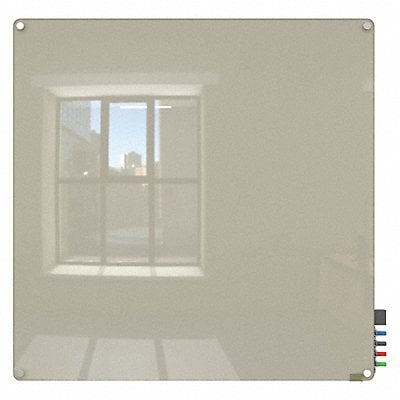 Dry Erase Board Non-Magnetic Glass 48 W MPN:HMYRN44GY