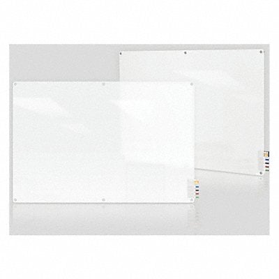 Dry Erase Board Non-Magnetic Glass 96 W MPN:HMYRN48FR