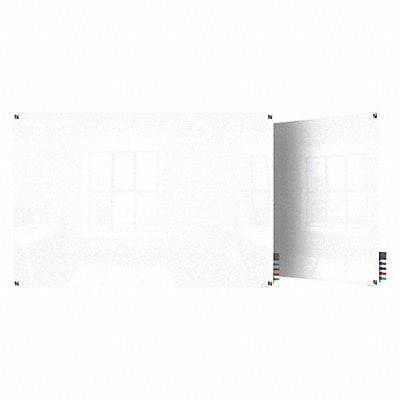 Dry Erase Board Non-Magnetic Glass 48 W MPN:HMYSN34WH