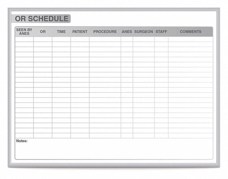 Planning Board Dry-Erase Board 96-1/2 W MPN:GRPM213S-48