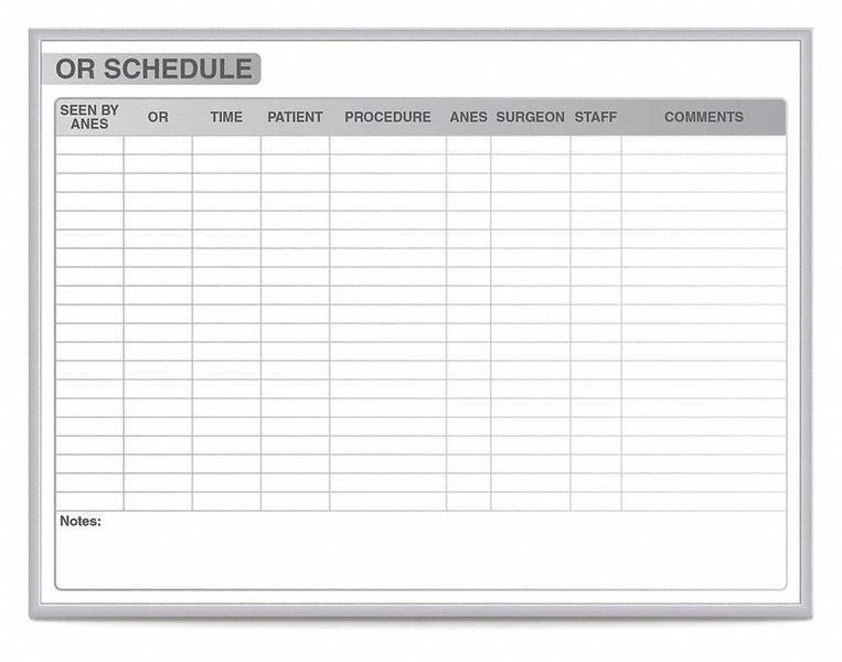 Planning Board Slvr Frame Color 96-1/2 W MPN:GRPM313S-48