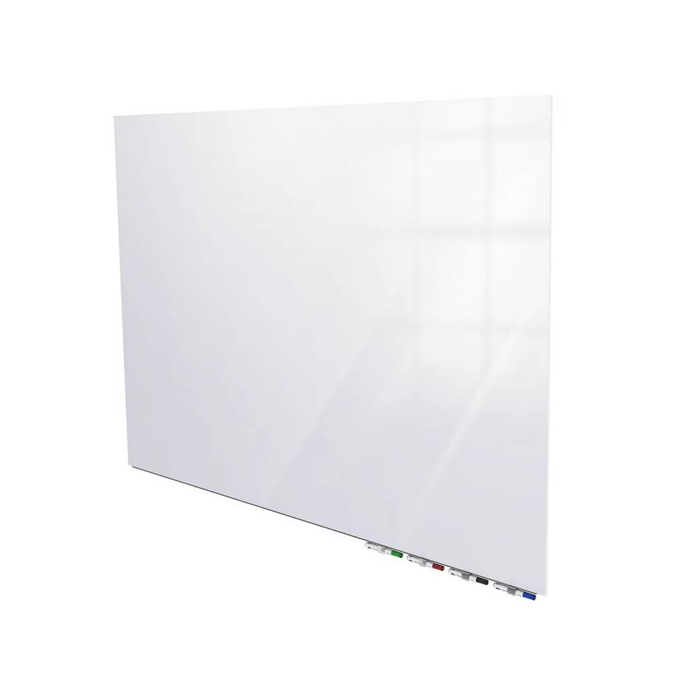 Ghent Aria Low Profile Magnetic Glass Whiteboard, 4'H x 10'W, Horizontal, White MPN:ARIASM410WH