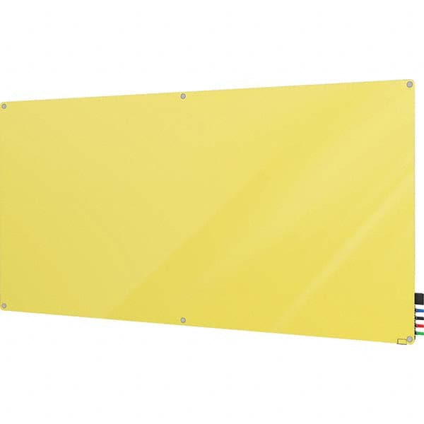 Whiteboards & Magnetic Dry Erase Boards, Height (Inch): 48 , Width (Inch): 72 , Color: Yellow , Includes: Acrylic Accessory Holder, Board, Eraser, (4) Markers MPN:HMYRM46YW