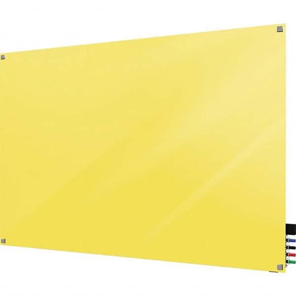 Whiteboards & Magnetic Dry Erase Boards, Height (Inch): 24 , Width (Inch): 36 , Color: Yellow , Includes: Acrylic Accessory Holder, Board, Eraser, (4) Markers MPN:HMYSN23YW