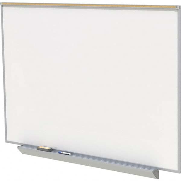 Whiteboards & Magnetic Dry Erase Boards, Board Material: Porcelain , Frame Material: Aluminum , Magnetic: Yes , Includes: Board, Detached SmartPak Tray, Eraser MPN:PRM1-48-4