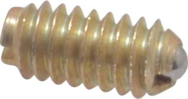 Threaded Ball Plunger: 1/4-20, 0.125