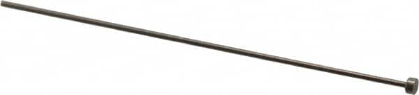 Straight Ejector Pin: 1.5 mm Pin Dia, 100 mm OAL, Steel MPN:MEP1010-G