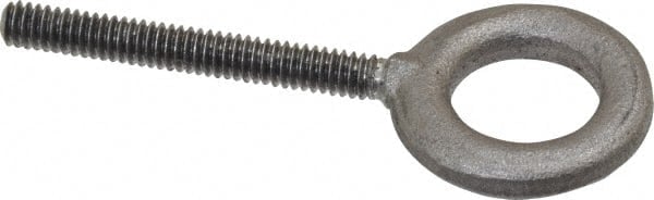 Fixed Lifting Eye Bolt: Without Shoulder, 500 lb Capacity, 1/4-20 Thread, Grade C-1035 Forged Steel MPN:11608 4