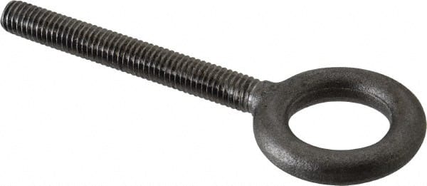 Fixed Lifting Eye Bolt: Without Shoulder, 1,400 lb Capacity, 3/8-16 Thread, Grade C-1035 Forged Steel MPN:11651 0