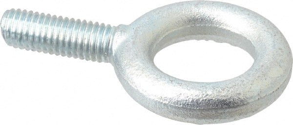 Fixed Lifting Eye Bolt: Without Shoulder, 2,600 lb Capacity, 1/2-13 Thread, Grade C-1035 Forged Steel MPN:26017 6