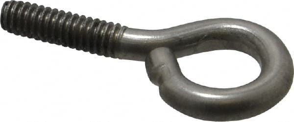 1/4-20, Stainless Steel Wire Turned Open Eye Bolt MPN:GIB07290