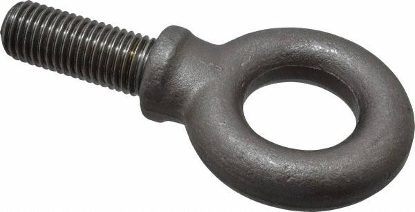 Fixed Lifting Eye Bolt: With Shoulder, 9,000 lb Capacity, 1-8 Thread, Grade 1030 Steel MPN:P14702GB