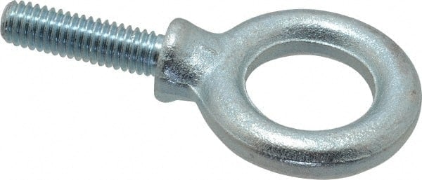 Fixed Lifting Eye Bolt: With Shoulder, 1,200 lb Capacity, 3/8-16 Thread, Grade 1030 Steel MPN:PZP14631GB