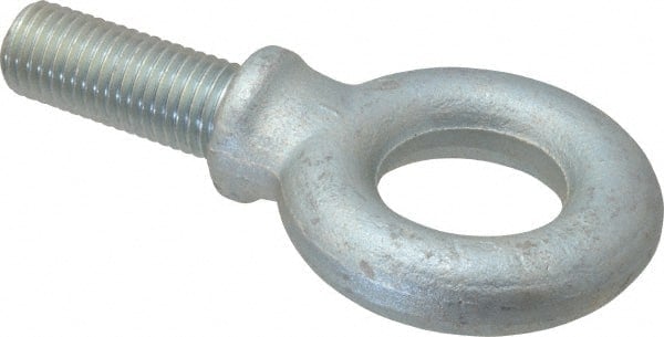 Fixed Lifting Eye Bolt: With Shoulder, 7,650 lb Capacity, 1-8 Thread, Grade 1030 Steel MPN:PZP14702GB