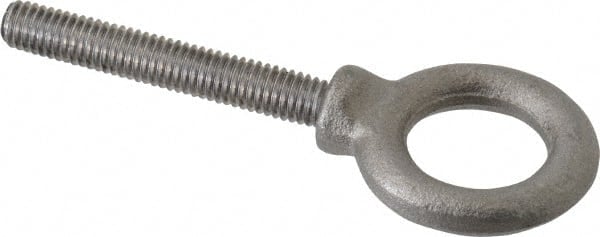 Lifting Eye Bolt: With Shoulder, 1,400 lb Capacity, 3/8-16 Thread, Grade C-1035 Steel MPN:SP11971