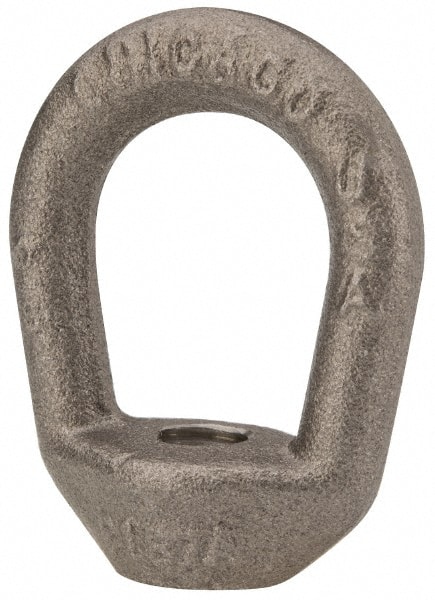 1,240 Lb Capacity, 3/8-16 Thread, Self Colored, Carbon Steel Regular Duty Lifting Eye Nut MPN:16265 4