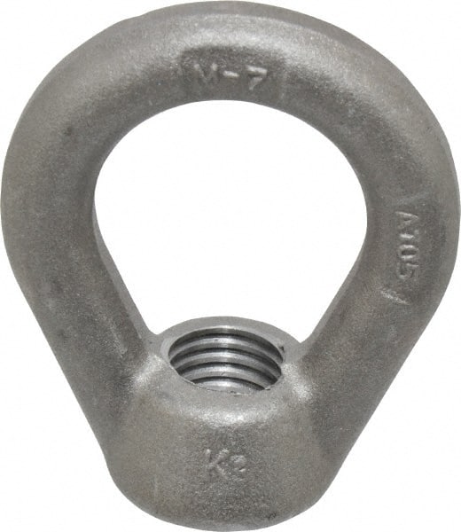 5,000 Lb Capacity, 3/4-10 Thread, Self Colored, Carbon Steel Heavy Duty Lifting Eye Nut MPN:P16075GB