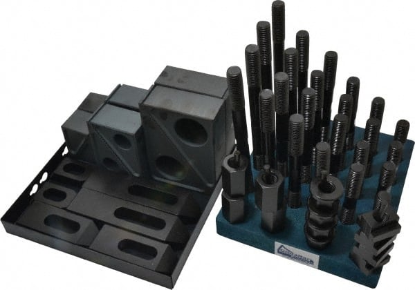 50 Piece Fixturing Step Block & Clamp Set with 1-1/2