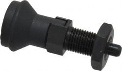 M10x1, 15mm Thread Length, 5mm Plunger Diam, Lockout Knob Handle Indexing Plunger MPN:IPG-101-G