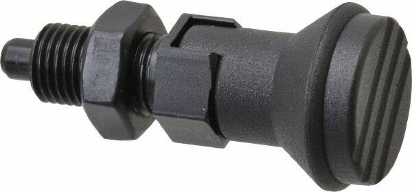 3/8-24, 15mm Thread Length, 5mm Plunger Diam, Lockout Knob Handle Indexing Plunger MPN:IPG-109-G