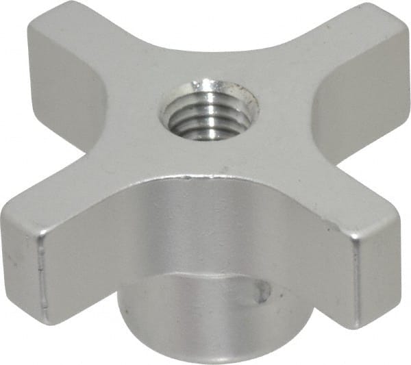 Lobed Knob: 50.8 mm Head Dia, 4 Points, Aluminum MPN:ALH-23MTT-G