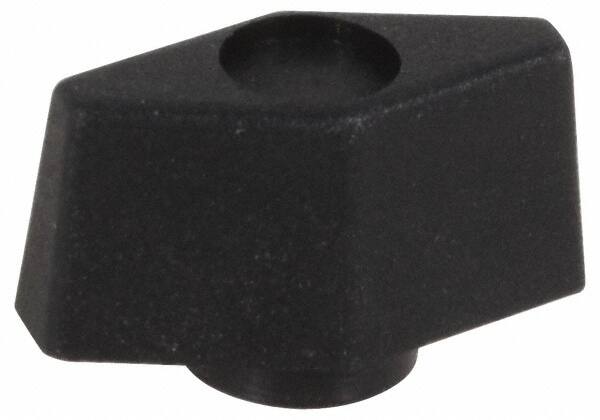 10-24 Hole Thread, 1.12 Inch Head Length, Polypropylene, Female Insert Bar / Wing Knob MPN:KN04----T1AB21