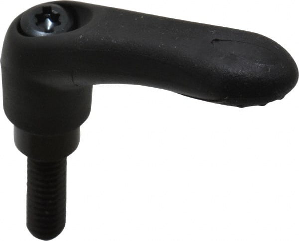 Adjustable Clamping Handle: 1/4-20 Thread, 0.39