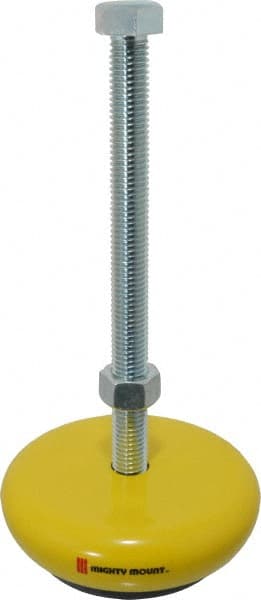 1,500 Lb Capacity, 5/8-11 Thread, Zinc Stud, Machine Socket Mount Leveling Mount MPN:MM120118-G