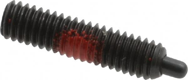 Threaded Spring Plunger: M4 x 0.7, 16 mm Thread Length, 1.78 mm Dia, 2.5 mm Projection MPN:67001G