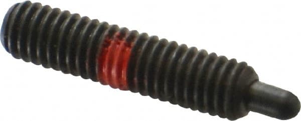 Threaded Spring Plunger: M6 x 1, 25 mm Thread Length, 3.02 mm Dia, 5 mm Projection MPN:67003G