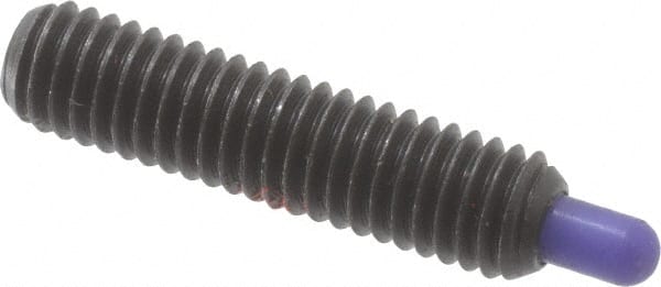 Threaded Spring Plunger: M6 x 1, 25 mm Thread Length, 3.02 mm Dia, 5 mm Projection MPN:67082G