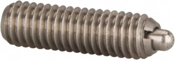 Threaded Spring Plunger: M6 x 1, 0.787