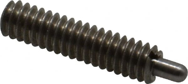 Threaded Spring Plunger: 1/4-20, 1