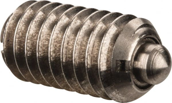 Threaded Spring Plunger: 5/16-18, 0.562