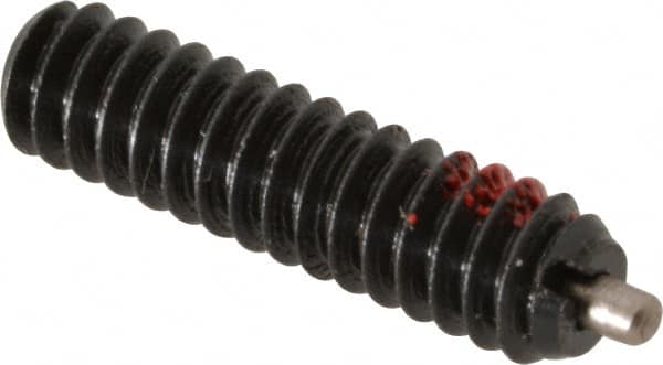 Threaded Spring Plunger: #6-32, 17/32