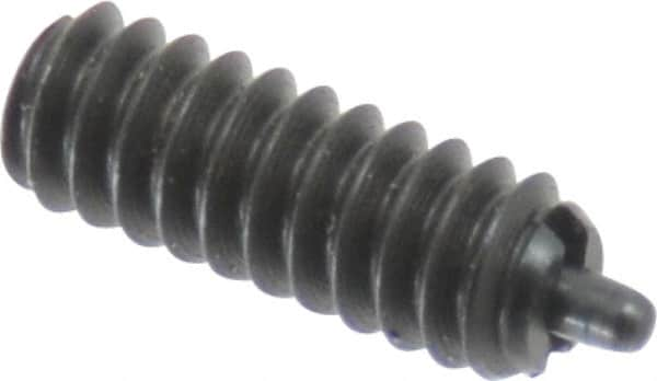 Threaded Spring Plunger: #6-32, 3/8