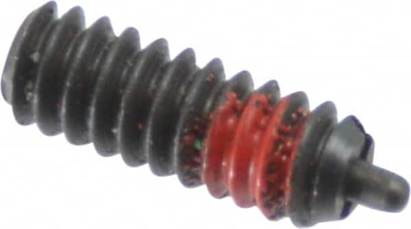 Threaded Spring Plunger: #6-32, 3/8