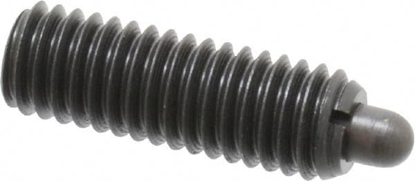 Threaded Spring Plunger: 3/8-16, 1-1/8