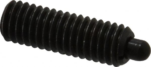 Threaded Spring Plunger: 3/8-16, 1-1/8