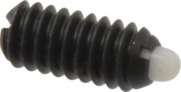 Threaded Spring Plunger: 1/4-20, 0.531