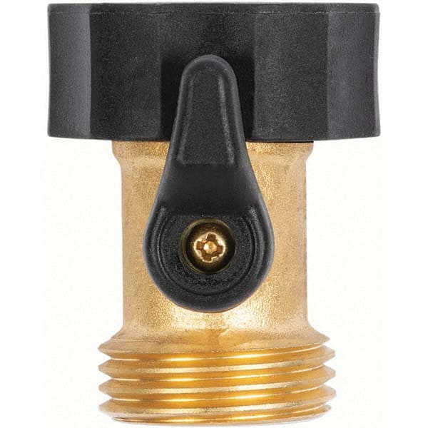 Garden Hose Shut-Off Valve: Female & Male, 3/4