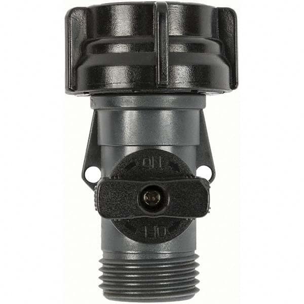 Garden Hose Shut-Off Valve: Female & Male, 3/4