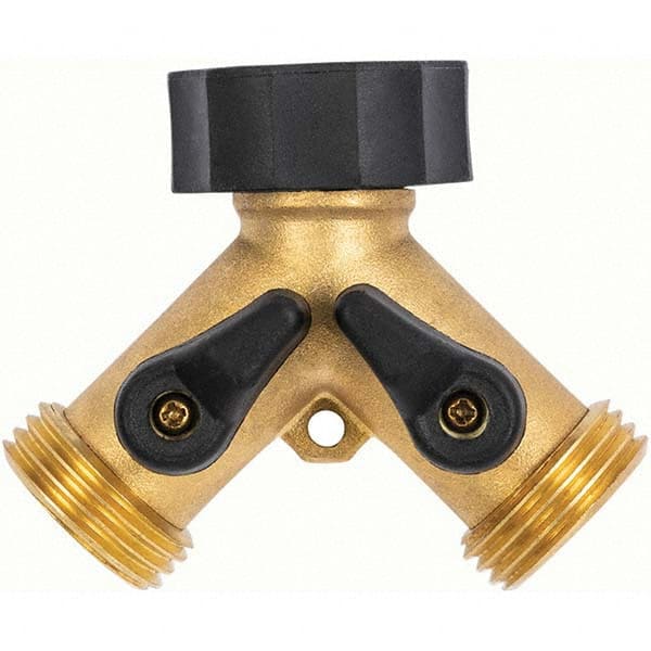 Garden Hose Shut-Off Valve: Female & Male, 3/4