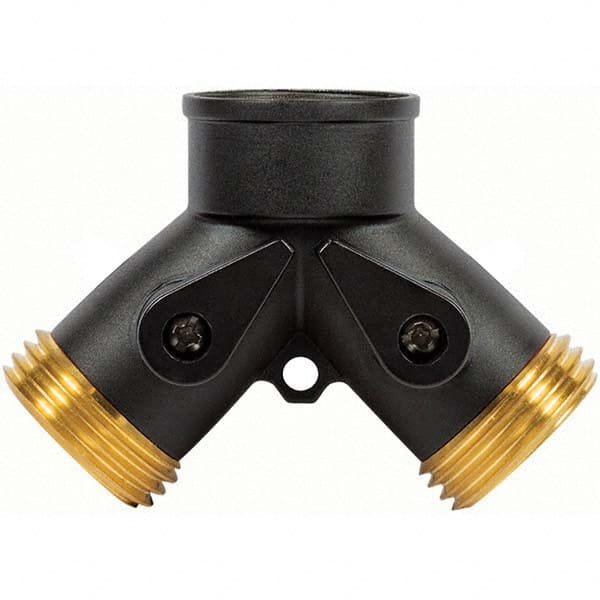 Garden Hose Shut-Off Valve: Female & Male, 3/4