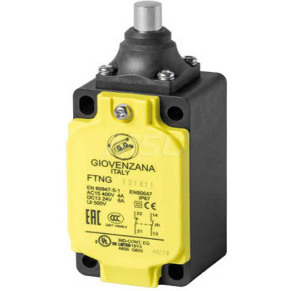 General Purpose Limit Switch: 1NO/1NC, Plunger, Top MPN:FTNG131-X11